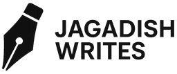 Jagadish Writes Logo - Light Theme